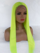 Load image into Gallery viewer, Neon Green Lace Front Wig 172
