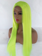 Load image into Gallery viewer, Neon Green Lace Front Wig 172
