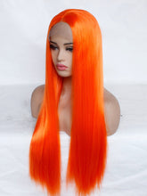 Load image into Gallery viewer, 26&quot; Bright Orange Lace Front Wig 630