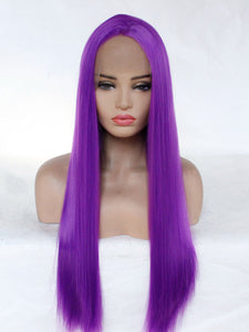 26" Electric Purple Lace Front Wig 560