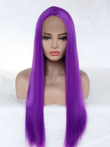 26" Electric Purple Lace Front Wig 560