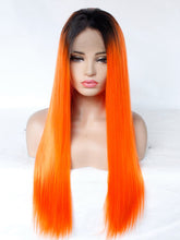 Load image into Gallery viewer, Rooted Orange Lace Front Wig 614