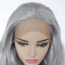 Load image into Gallery viewer, 26&quot; Metal Gray Wavy Lace Front Wig 480