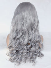 Load image into Gallery viewer, 26&quot; Metal Gray Wavy Lace Front Wig 480