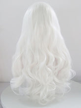 Load image into Gallery viewer, Pure White Wavy Lace Front Wig 002