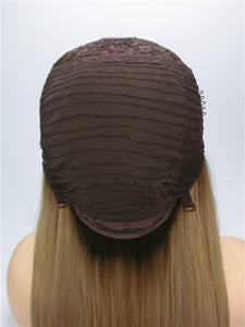 Black Root Light Blonde Lace Front Wig 364