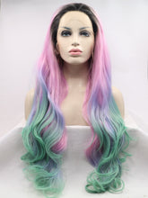Load image into Gallery viewer, Kaia Mermaid Natural Wavy Lace Front Wigs 142