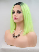 Load image into Gallery viewer, 12&quot; Rooted Light Spring Bob Lace Front Wig 540
