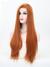 Load image into Gallery viewer, Light Auburn Lace Front Wig 091