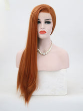 Load image into Gallery viewer, Light Auburn Lace Front Wig 091