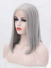 Load image into Gallery viewer, Gray Bob Lace Front Wig 124