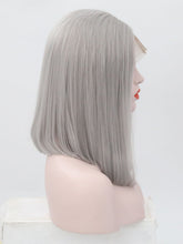 Load image into Gallery viewer, Gray Bob Lace Front Wig 124