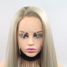 Load image into Gallery viewer, 26&quot; Rooted Ombre Blonde Lace Front Wig 333