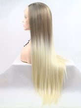 Load image into Gallery viewer, 26&quot; Brown to Blonde Lace Front Wig 543