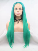 Load image into Gallery viewer, Gradient Green Lace Front Wig 347