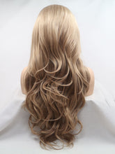 Load image into Gallery viewer, 26&quot; Honey Blonde Wavy Lace Front Wig 319
