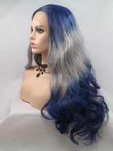 Load image into Gallery viewer, 26&quot; Moonlight Indigo Lace Front Wig 529