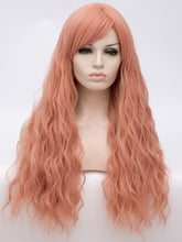 Load image into Gallery viewer, Cotton Pink Wavy Regular Wig 745