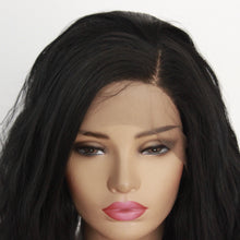 Load image into Gallery viewer, 26“ Black Wavy Lace Front Wig 493