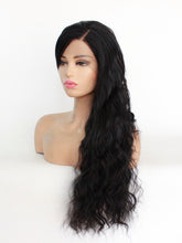 Load image into Gallery viewer, 26“ Black Wavy Lace Front Wig 493