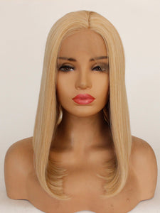 14" Mixed Blonde Bob Lace Front Wig 524