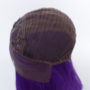 24" Blue Violet Lace Front Wig 494