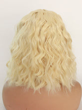 Load image into Gallery viewer, 14” French Vanilla Blonde Wavy Lace Front Wig 504