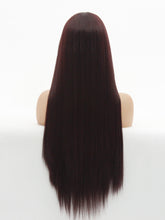 Load image into Gallery viewer, 26“  99J Plum Red Lace Front Wig 486