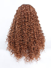 Load image into Gallery viewer, Rooted Brown Curly Lace Front Wig 501