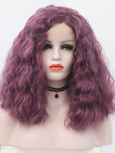Load image into Gallery viewer, Pearl Purple Short Curly Lace Front Wig 049