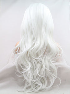 Special Noctilucent White Lace Front Wig 383
