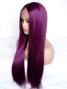 Sexy Purple Lace Front Wig 421