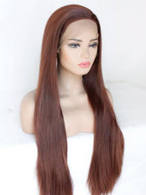 Load image into Gallery viewer, #33 26“ Dark Auburn Full Lace Wig 402