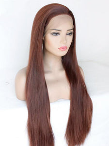#33 26“ Dark Auburn Full Lace Wig 402