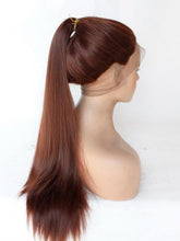 Load image into Gallery viewer, #33 26“ Dark Auburn Full Lace Wig 402