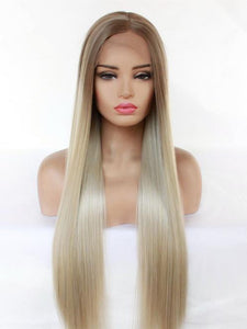 Rooted Mixed Blonde Lace Front Wig 392