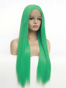 Light Green Lace Front Wig 159