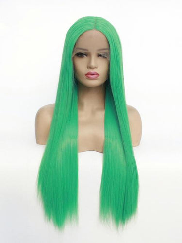 Light Green Lace Front Wig 159