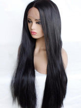 Load image into Gallery viewer, 26 Inch Classic Natural Black Full Lace Wig 401
