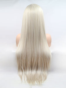 26" Rooted Ombre Blonde Lace Front Wig 333